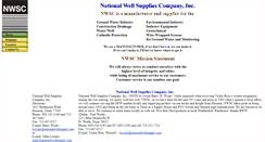 Desktop Screenshot of nationalwellsupply.com