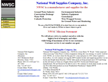 Tablet Screenshot of nationalwellsupply.com
